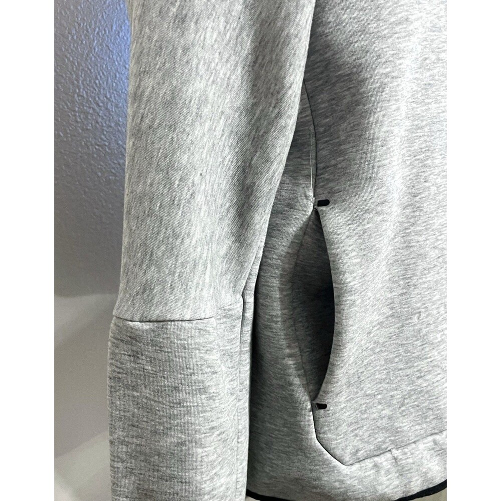 Nike Sportswear Tech Fleece Hoodie Mens Large Gray Full Zip Jacket CU4490-063 - Picture 5 of 9